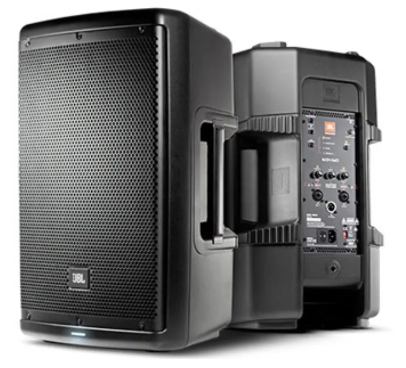 JBL-kaiuttimet jalustalla